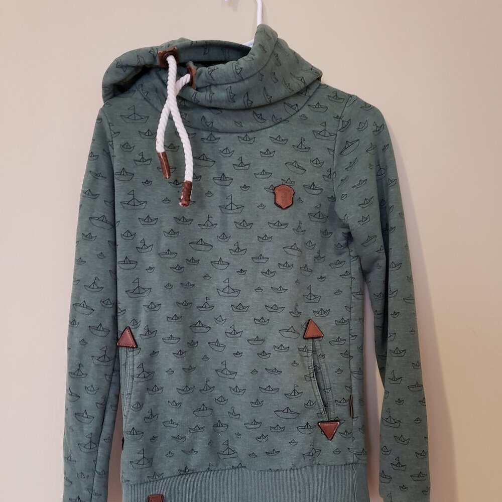 Naketano Green Anchor Hoodie